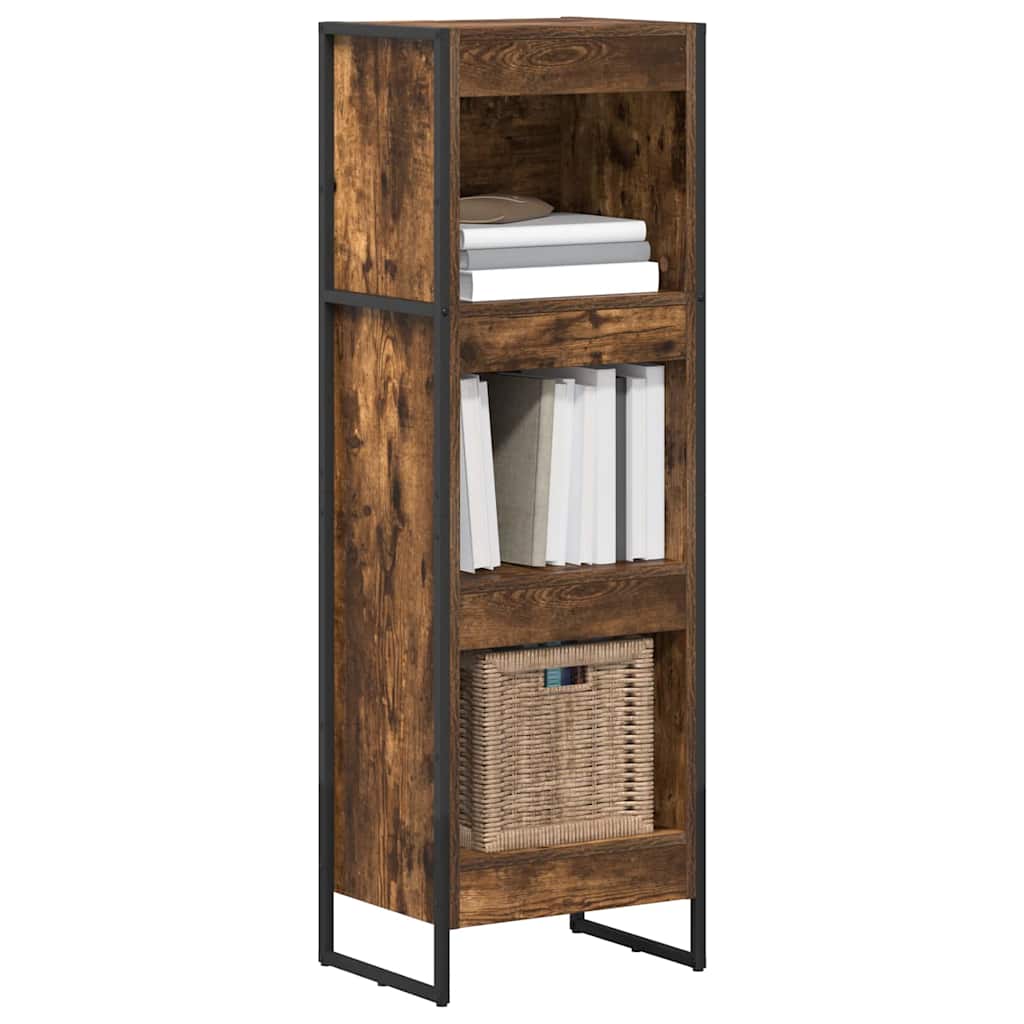 Armadio per Libri Quercia Fumosa 80 x 30 x 155 cm