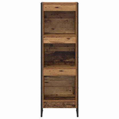 Armadio per Libri Legno vecchio 80 x 30 x 155 cm