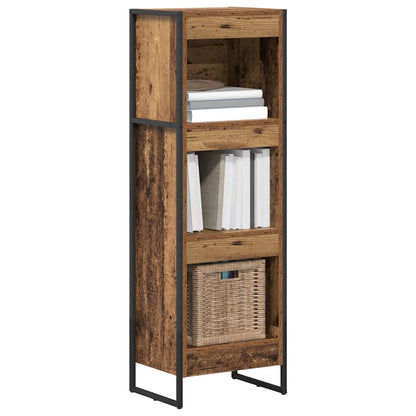 Armadio per Libri Legno vecchio 80 x 30 x 155 cm