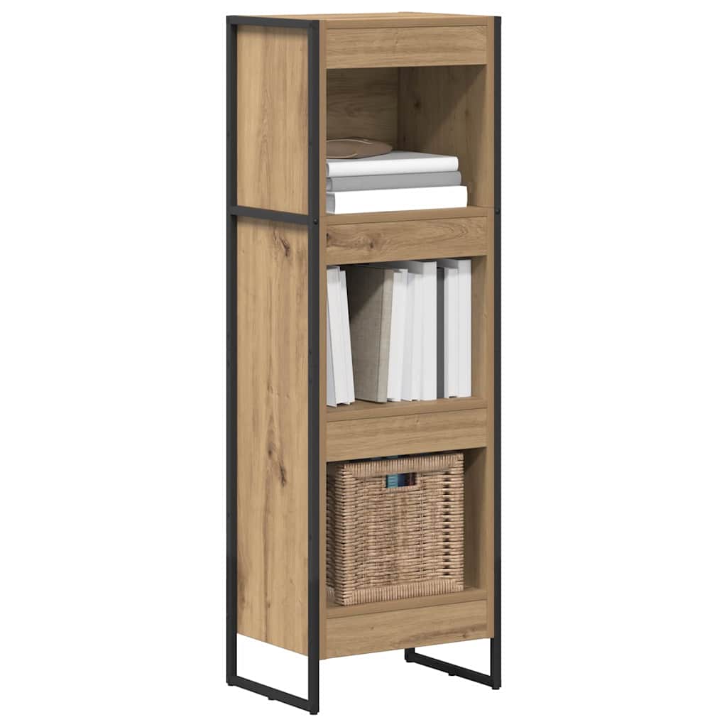Armadio per Libri Rovere Artigianale 80 x 30 x 155 cm