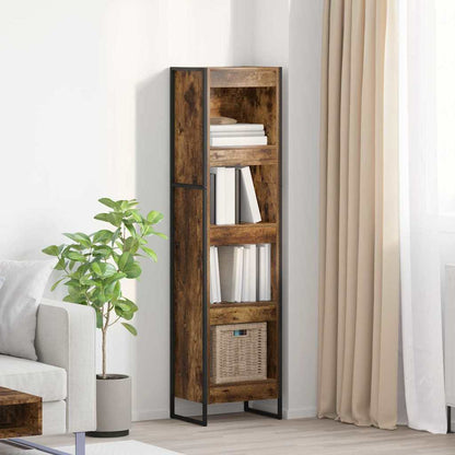 Armadio per Libri Quercia Fumosa 80 x 30 x 155 cm