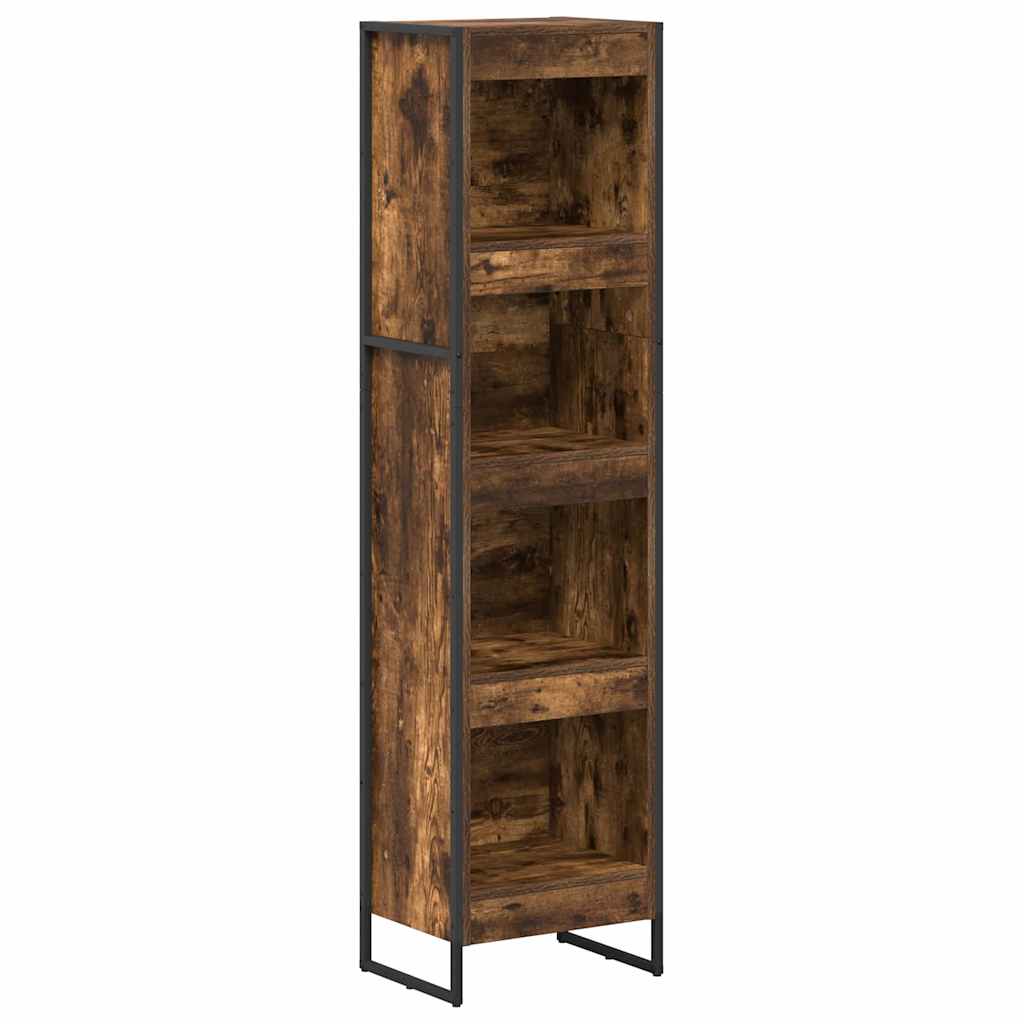 Armadio per Libri Quercia Fumosa 80 x 30 x 155 cm