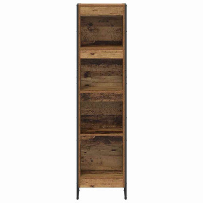 Armadio per Libri Legno vecchio 80 x 30 x 155 cm