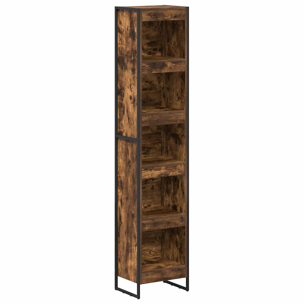 Armadio per Libri Quercia Fumosa 80 x 30 x 155 cm