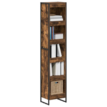 Armadio per Libri Quercia Fumosa 80 x 30 x 155 cm