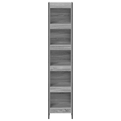Armadio per Libri Grigio Sonoma 80 x 30 x 155 cm