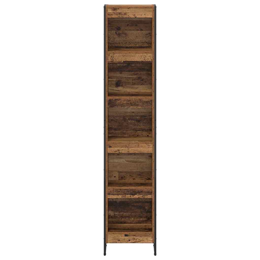 Armadio per Libri Legno vecchio 80 x 30 x 155 cm