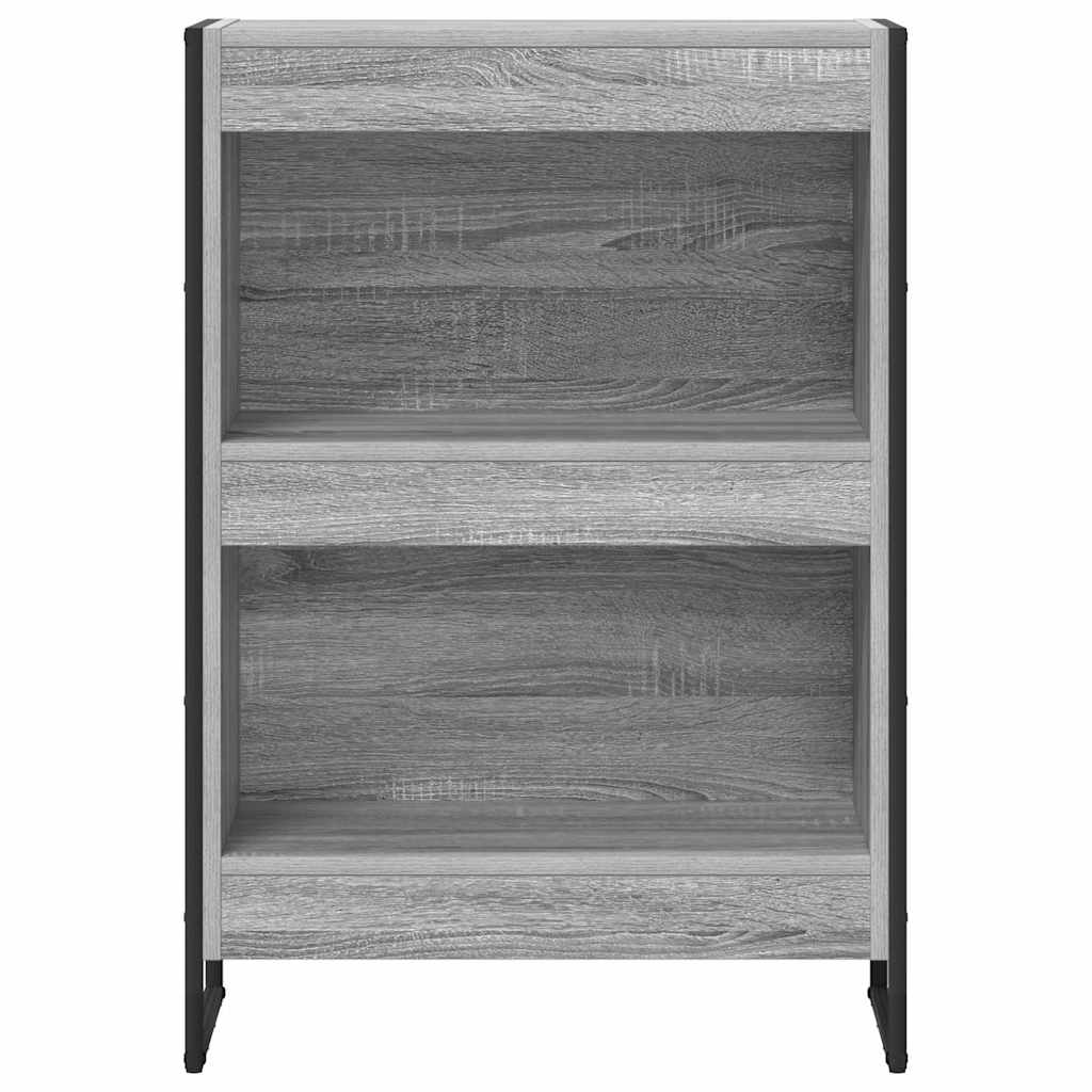 Armadio per Libri Grigio Sonoma 80 x 30 x 155 cm