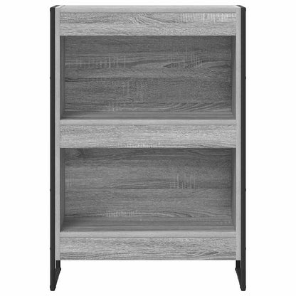 Armadio per Libri Grigio Sonoma 80 x 30 x 155 cm