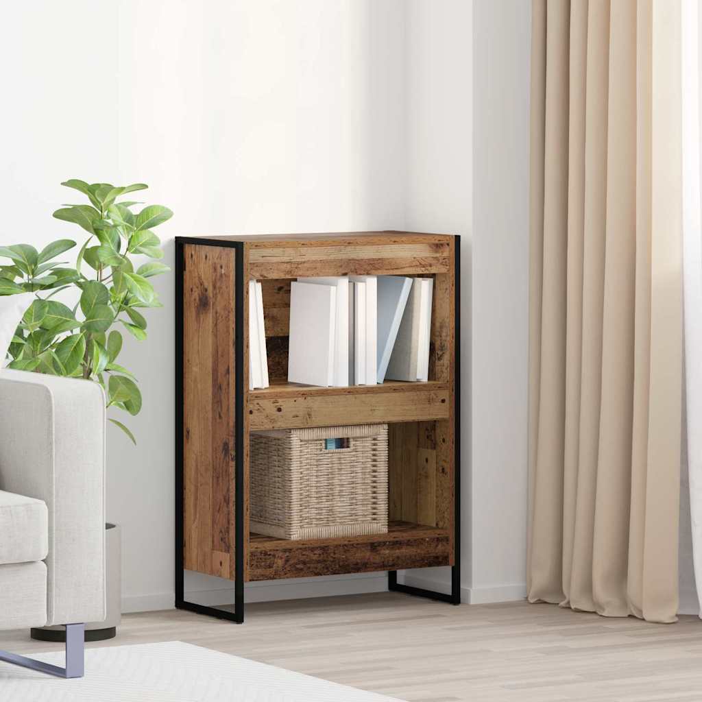 Armadio per Libri Legno vecchio 80 x 30 x 155 cm