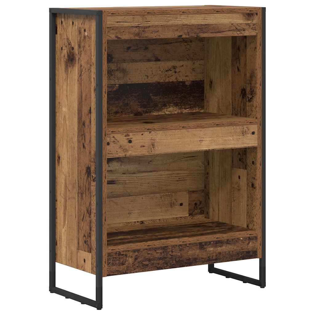 Armadio per Libri Legno vecchio 80 x 30 x 155 cm