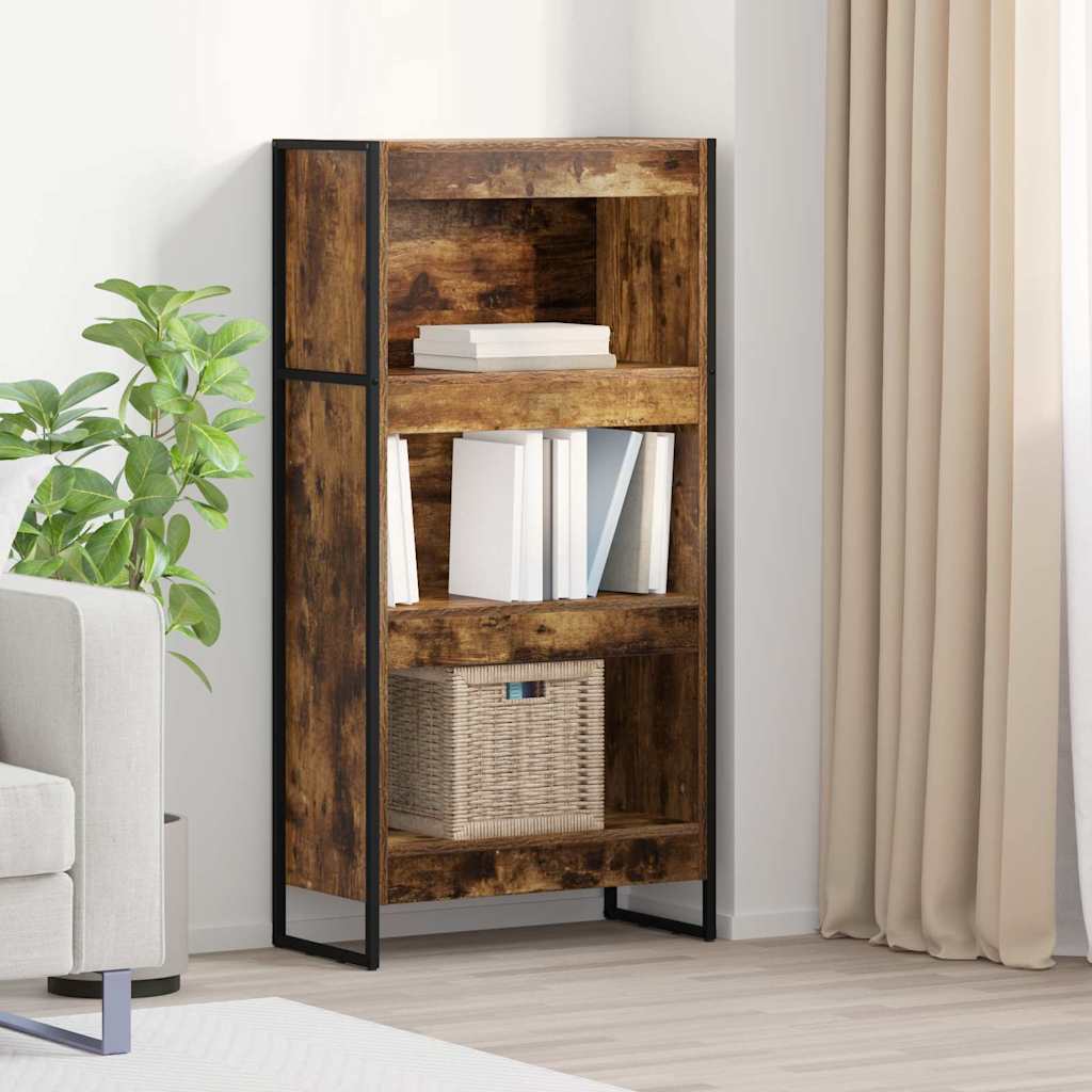 Armadio per Libri Quercia Fumosa 80 x 30 x 155 cm