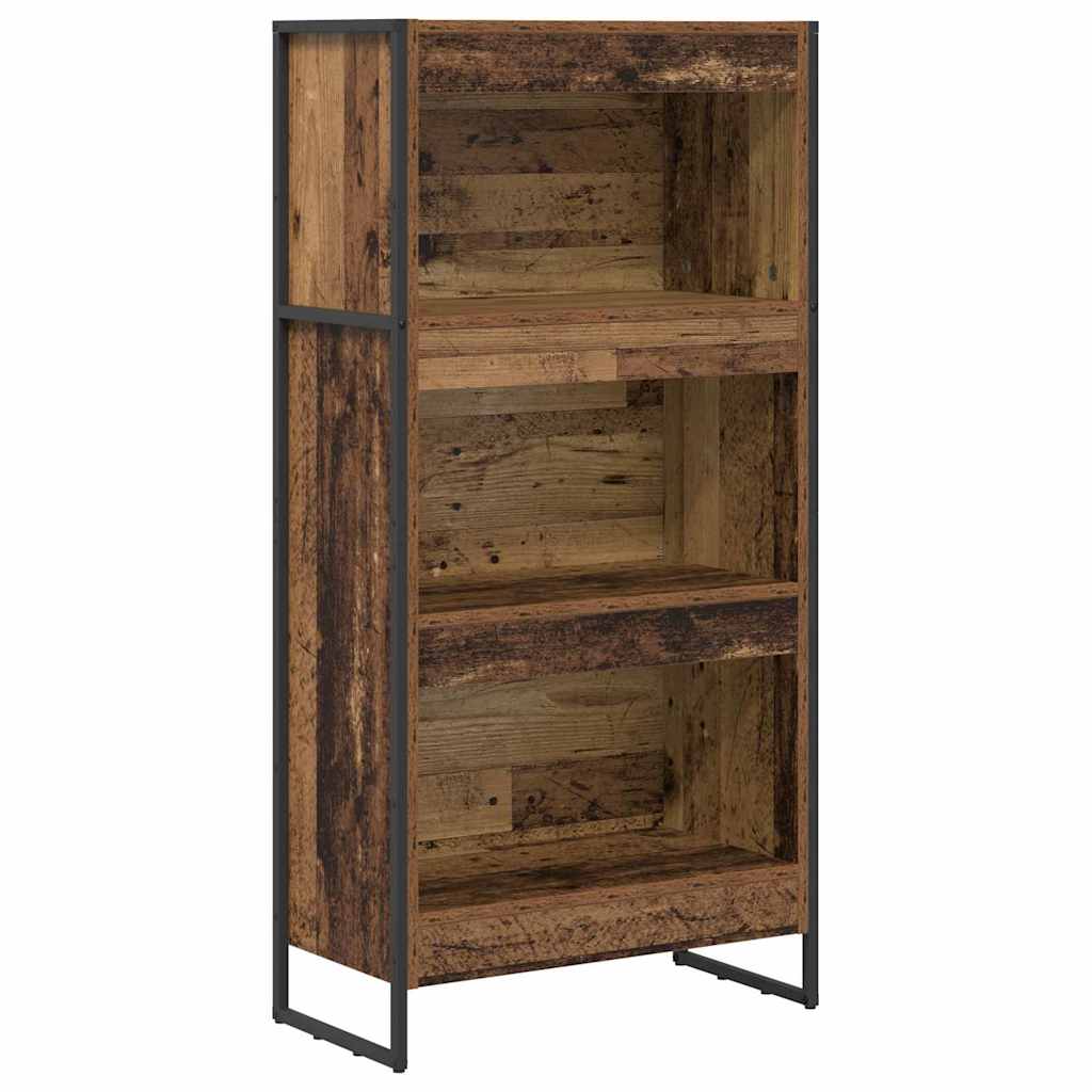 Armadio per Libri Legno vecchio 80 x 30 x 155 cm