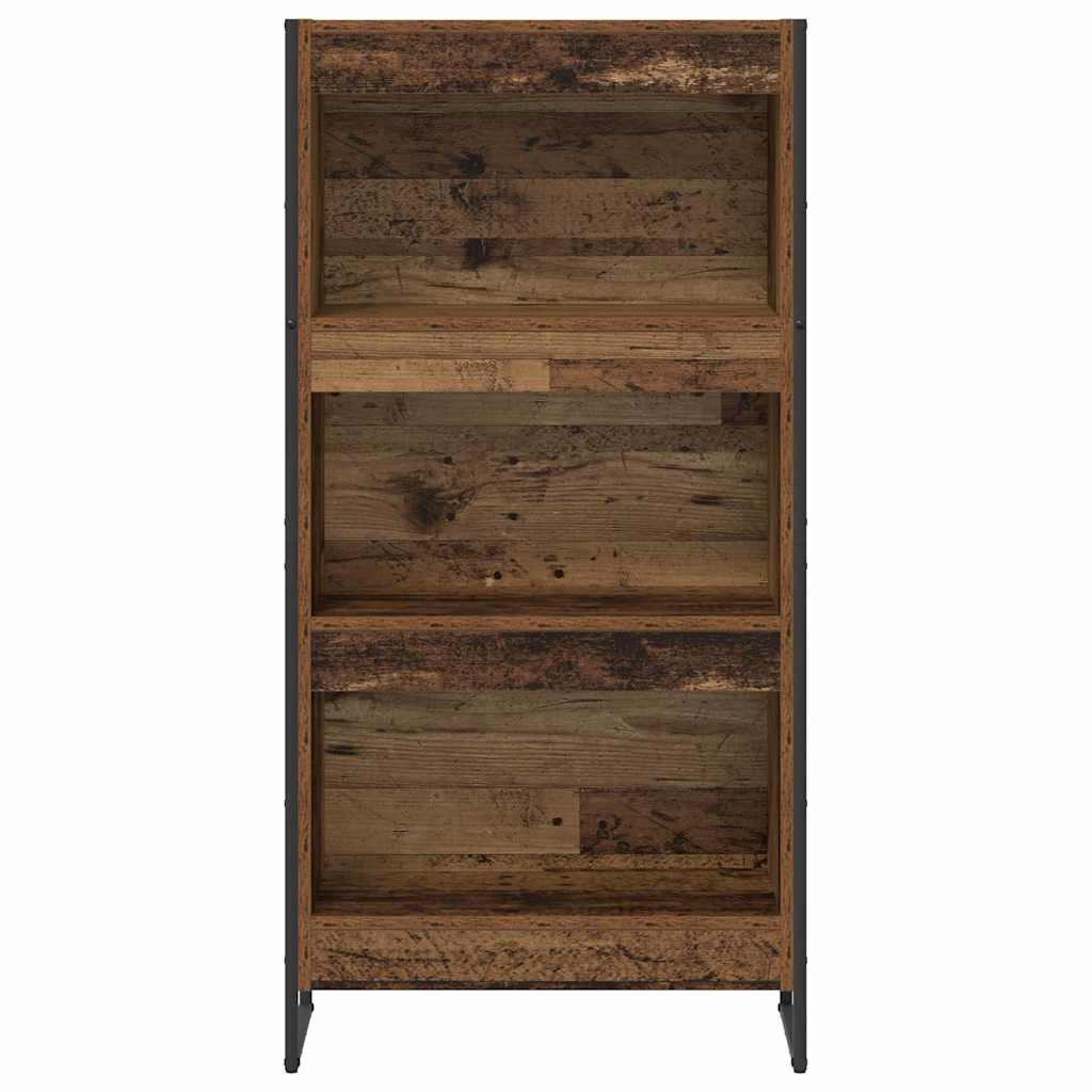 Armadio per Libri Legno vecchio 80 x 30 x 155 cm