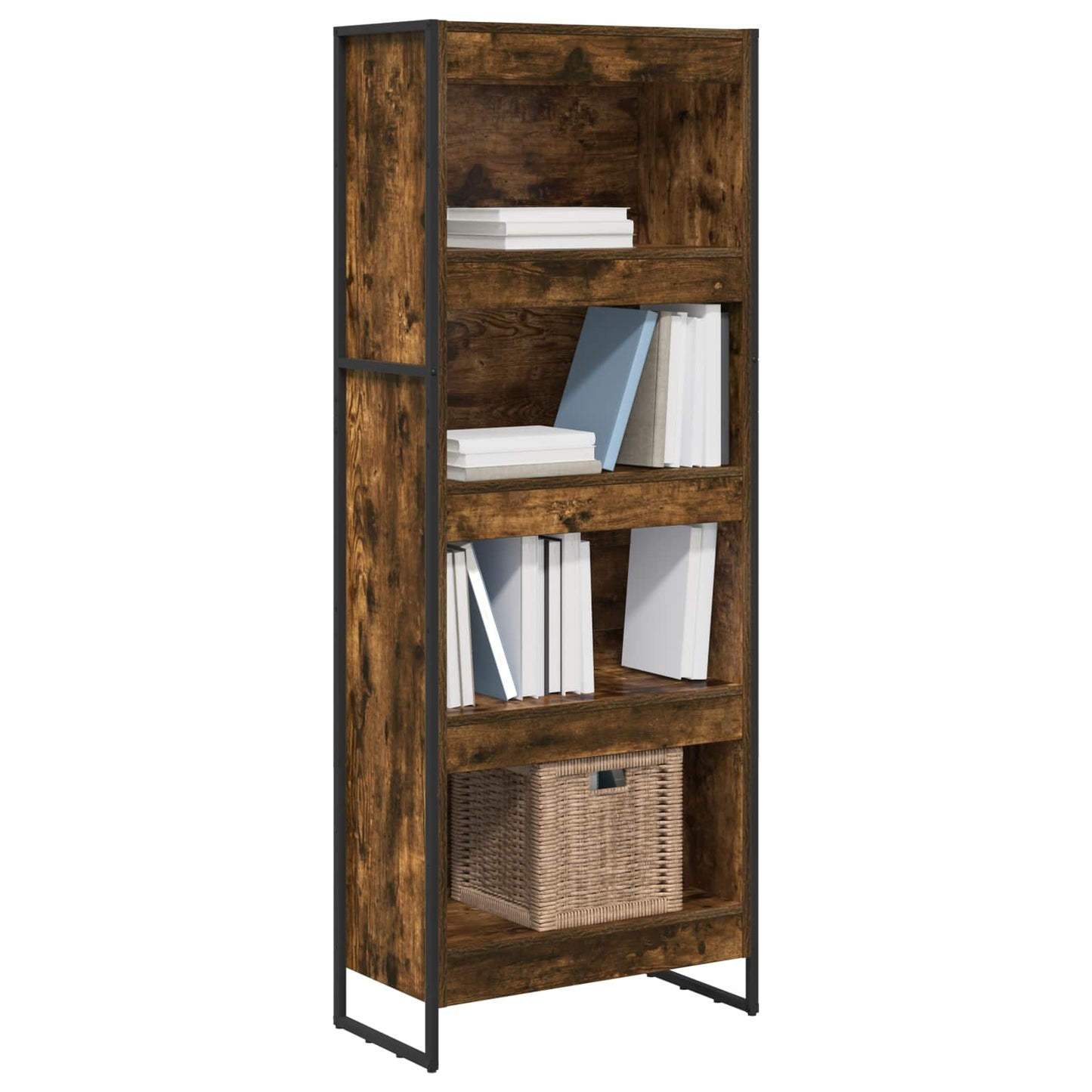 Armadio per Libri Quercia Fumosa 80 x 30 x 155 cm