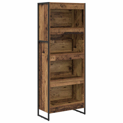 Armadio per Libri Legno vecchio 80 x 30 x 155 cm