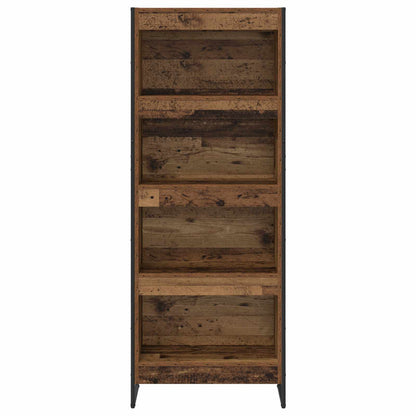 Armadio per Libri Legno vecchio 80 x 30 x 155 cm