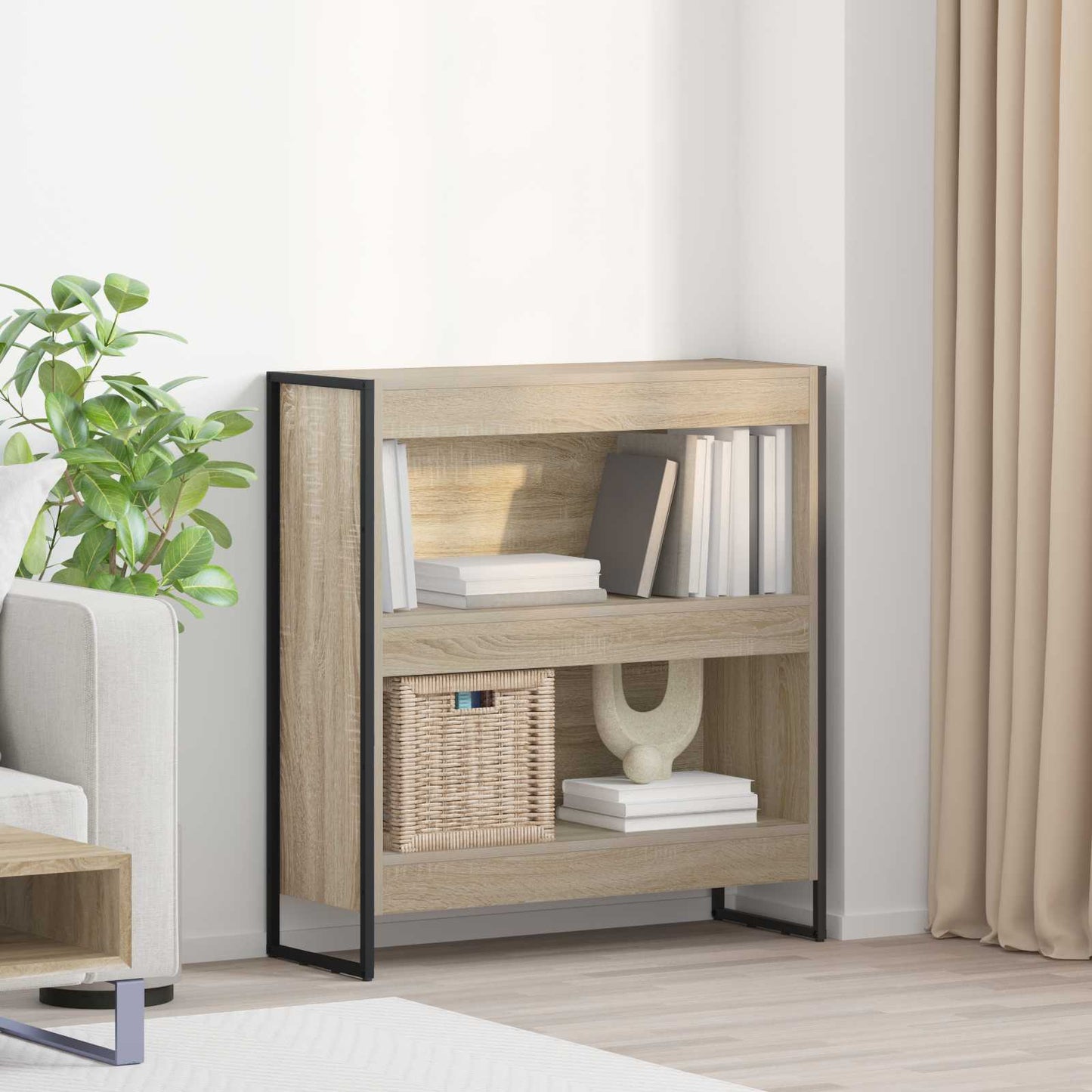 Armadio per Libri Sonoma 80 x 30 x 155 cm Legno multistrato