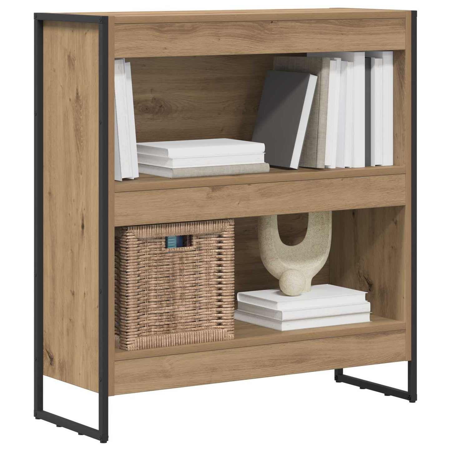 Armadio per Libri Rovere Artigianale 80 x 30 x 155 cm