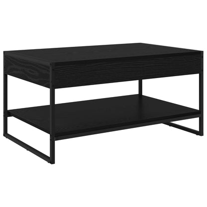 Tavolino da salotto Rovere Nero 80 x 50 x 40 cm