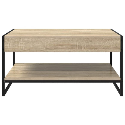 Tavolino da salotto Sonoma 80 x 50 x 40 cm Legno multistrato