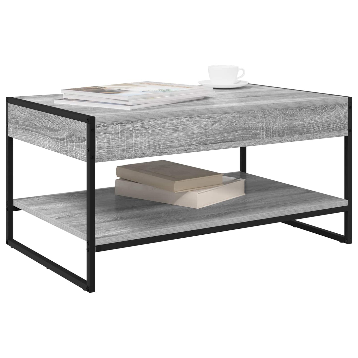 Tavolino da salotto Grigio Sonoma 80 x 50 x 40 cm