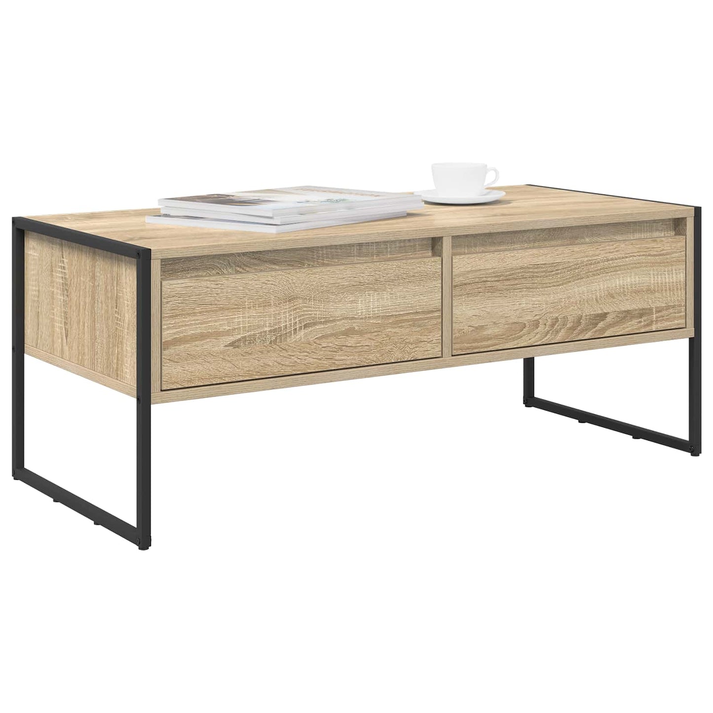 Tavolino da salotto Sonoma 100 x 46 x 40 cm Legno multistrato