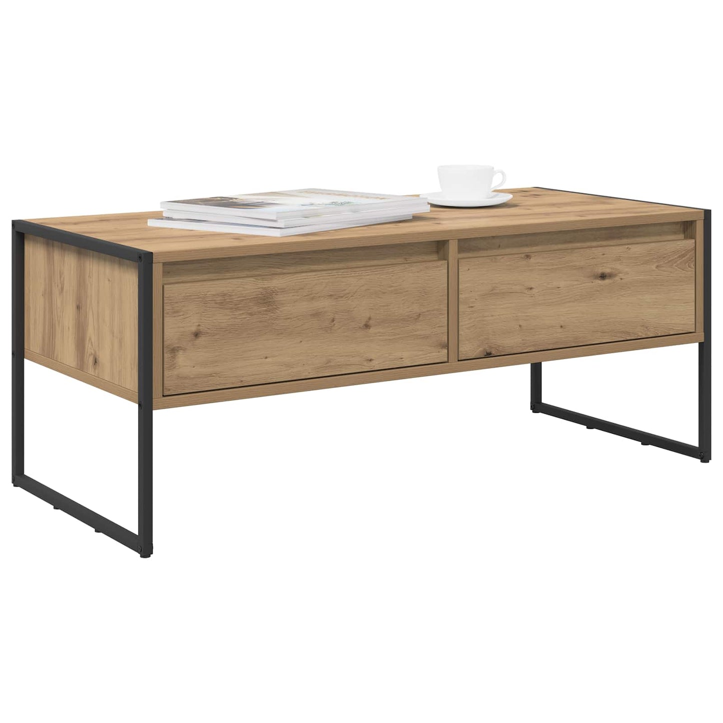 Tavolino da salotto Rovere Artigianale 100 x 46 x 40 cm