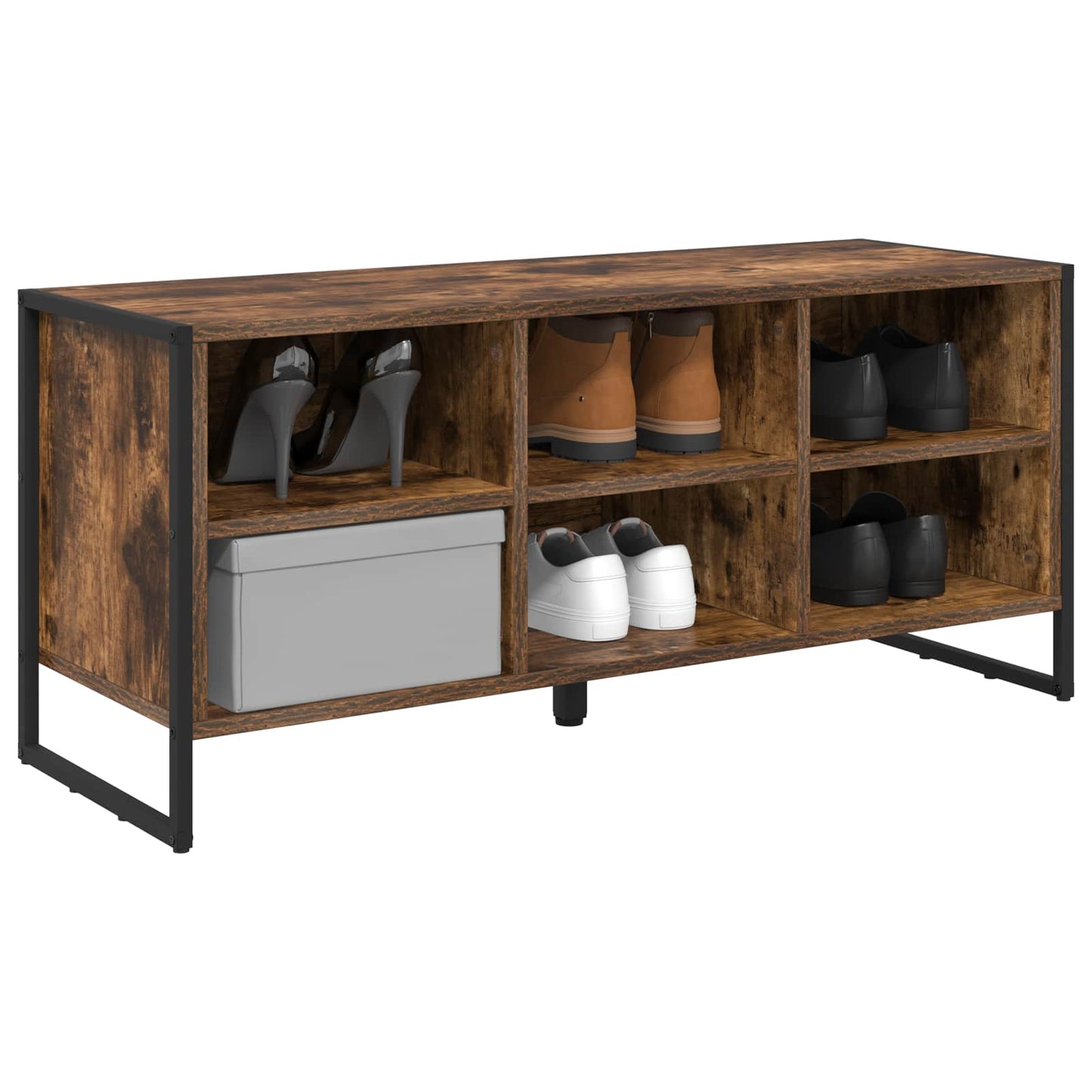 Mobile per scarpe Quercia Fumosa 60 x 35 x 44 cm