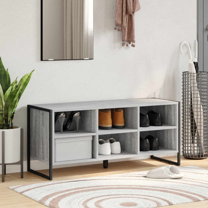 Mobile per scarpe Grigio Sonoma 60 x 35 x 44 cm