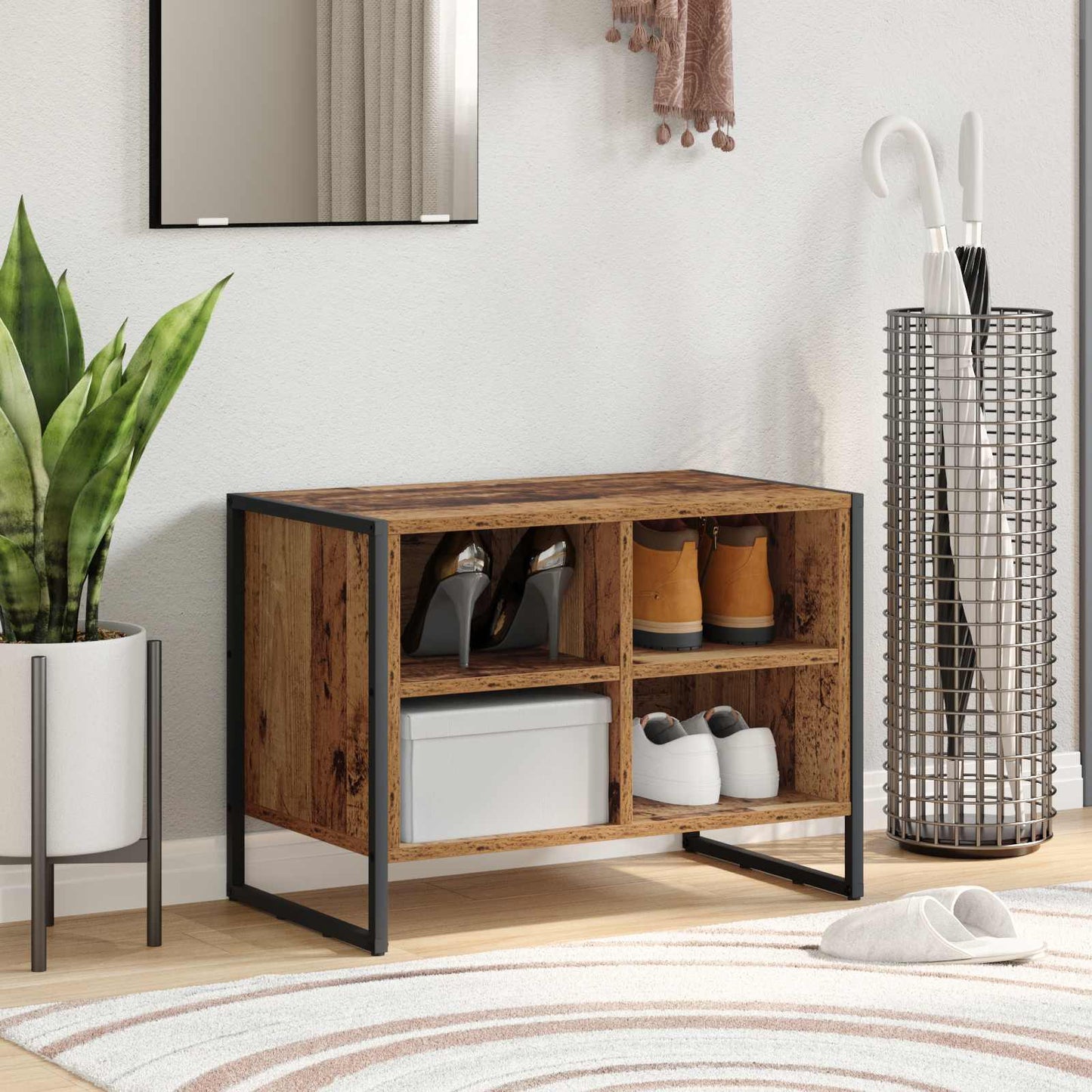 Mobile per scarpe Legno vecchio 60 x 35 x 44 cm