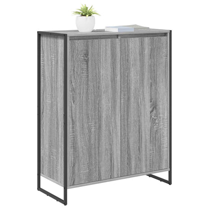 Mobile per scarpe con porta Grigio Sonoma 79 x 36 x 100 cm