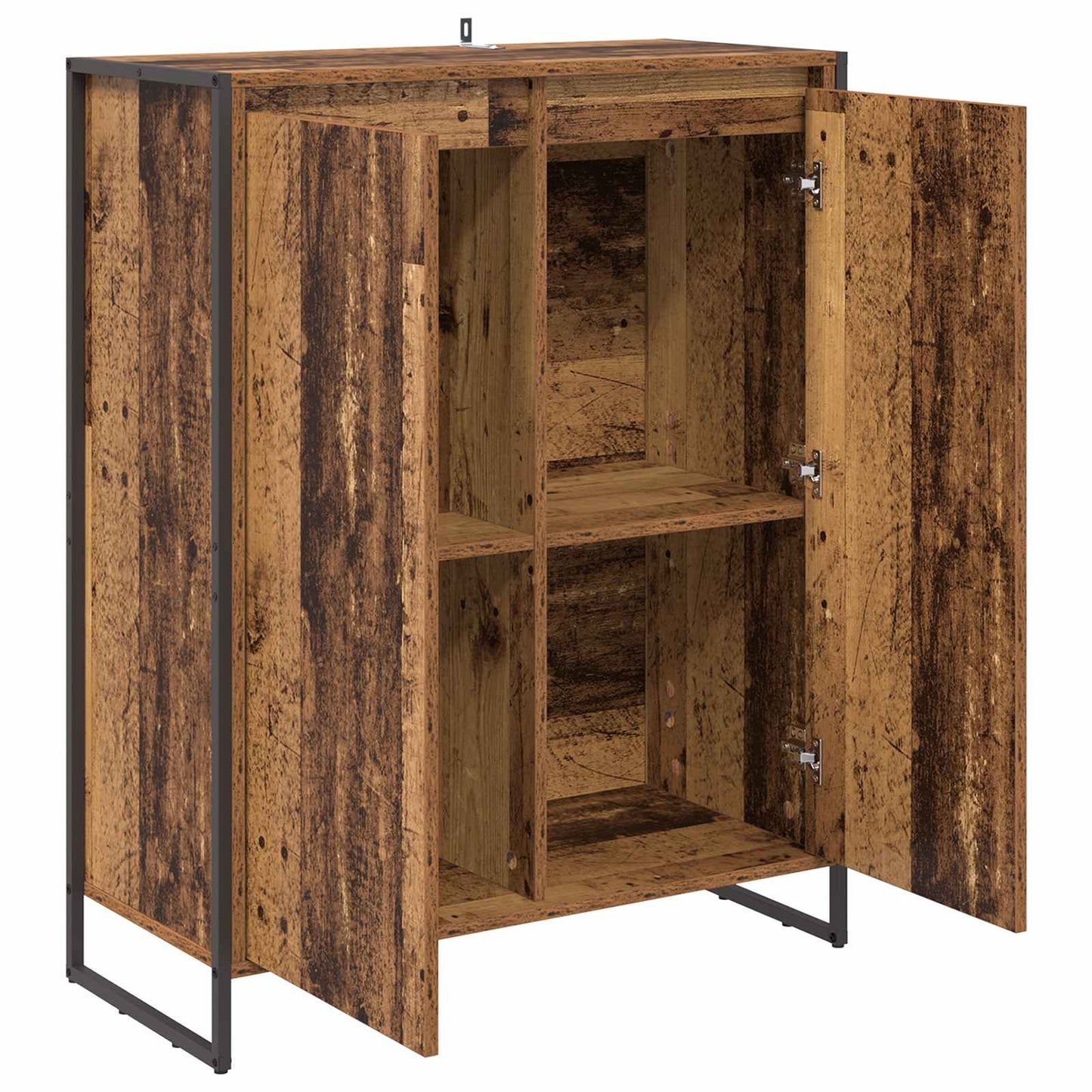 Mobile per scarpe con porta Legno vecchio 79 x 36 x 100 cm