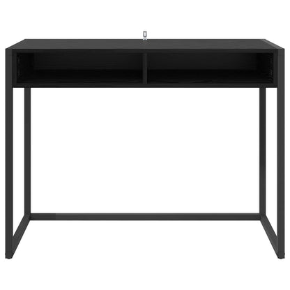 Scrivania Rovere Nero 100 x 50 x 75 cm Legno multistrato