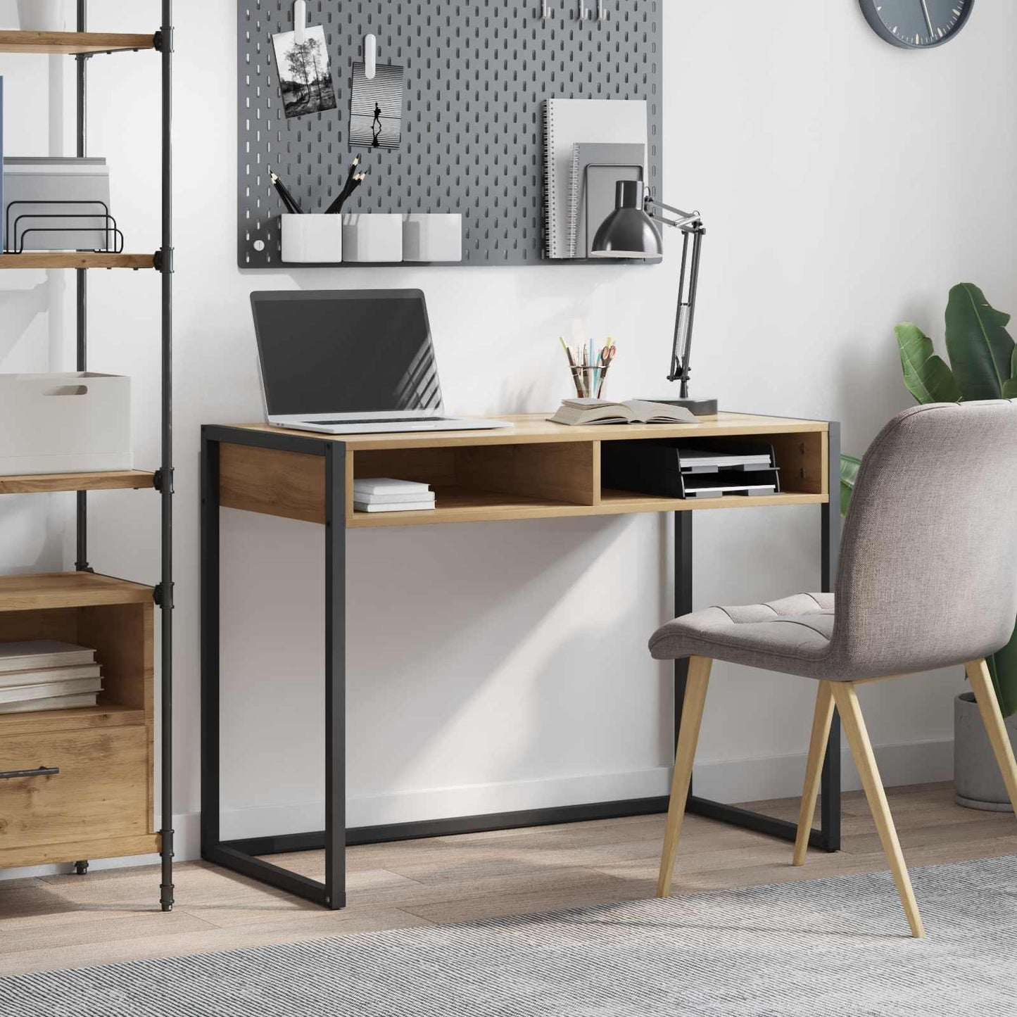 Scrivania Rovere Artigianale 100 x 50 x 75 cm Legno multistrato