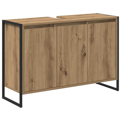 Mobile da Bagno con porta Rovere Artigianale 90 x 30 x 60 cm