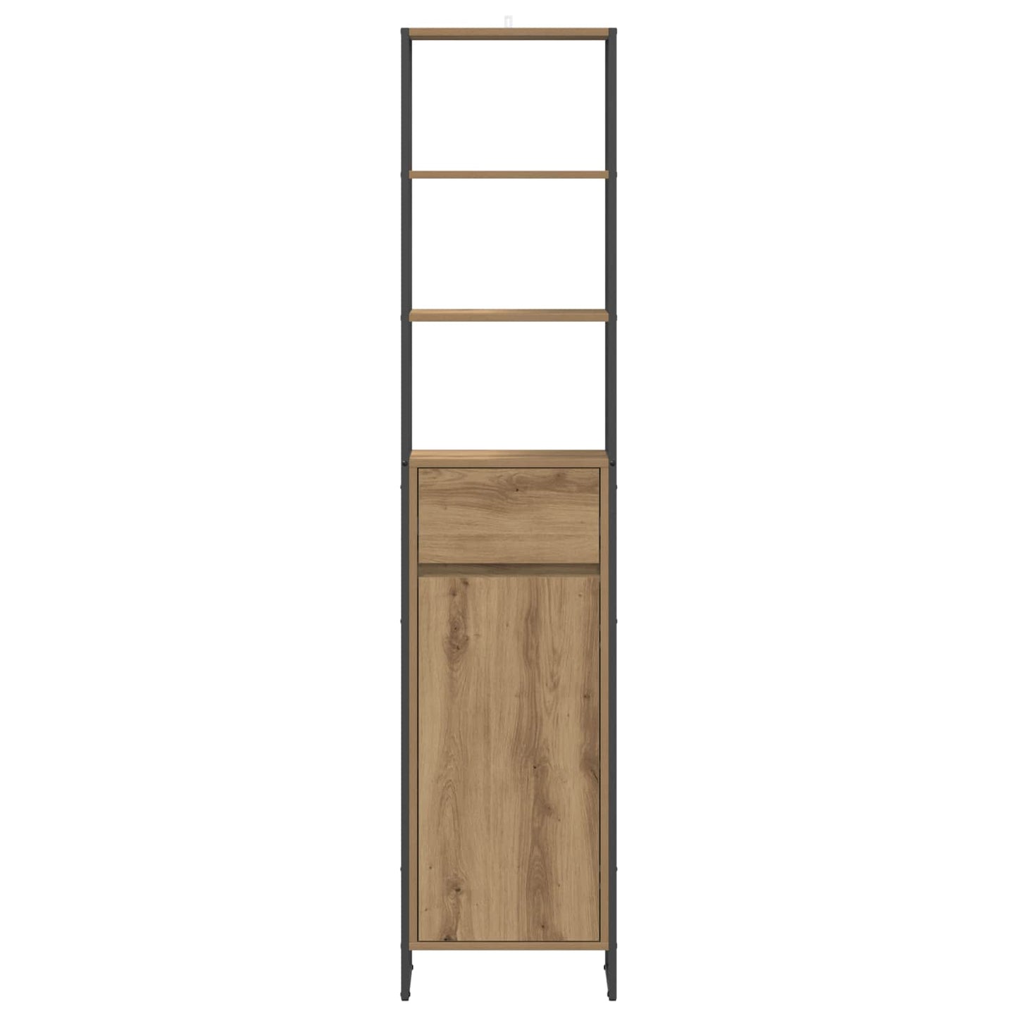 Mobile da Bagno con porta Rovere Artigianale 40 x 30 x 180 cm