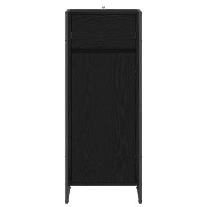 Mobile da Bagno Rovere Nero 40 x 30 x 100 cm Legno multistrato