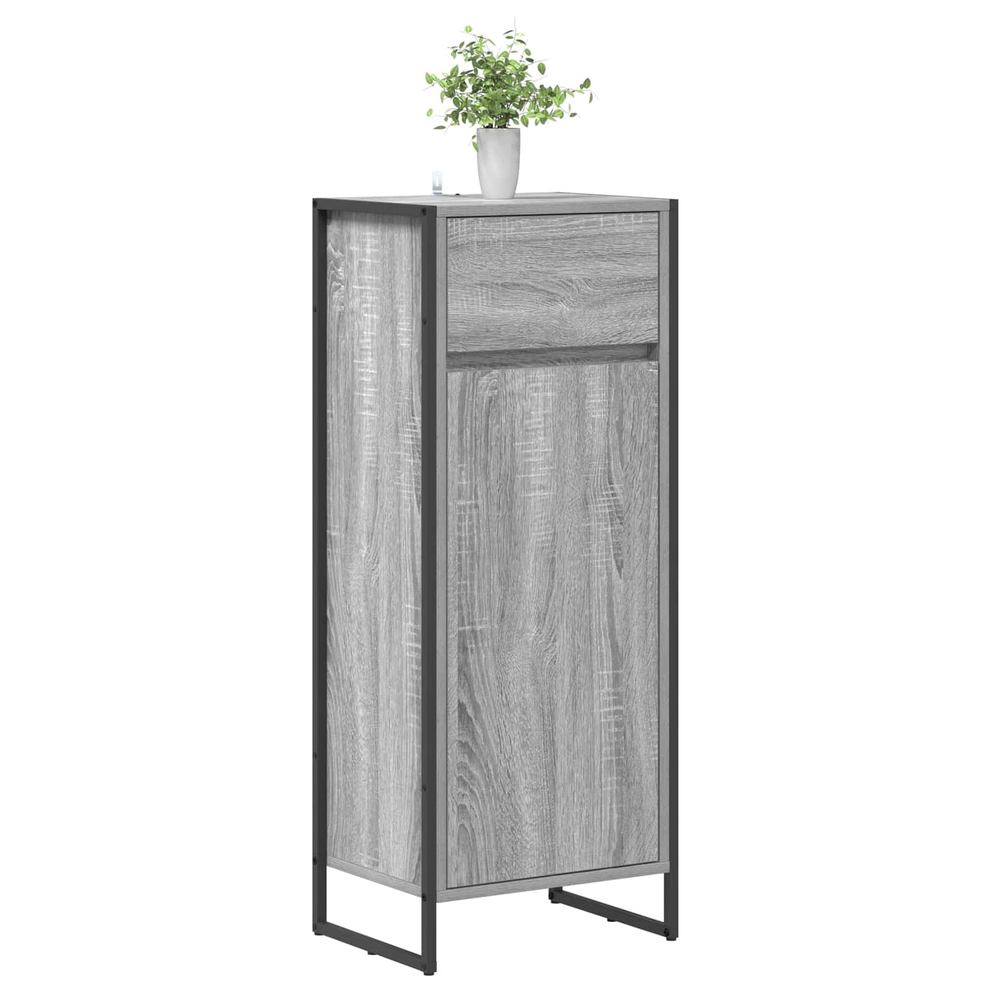 Mobile da Bagno con cassetto Grigio Sonoma 40 x 30 x 100 cm