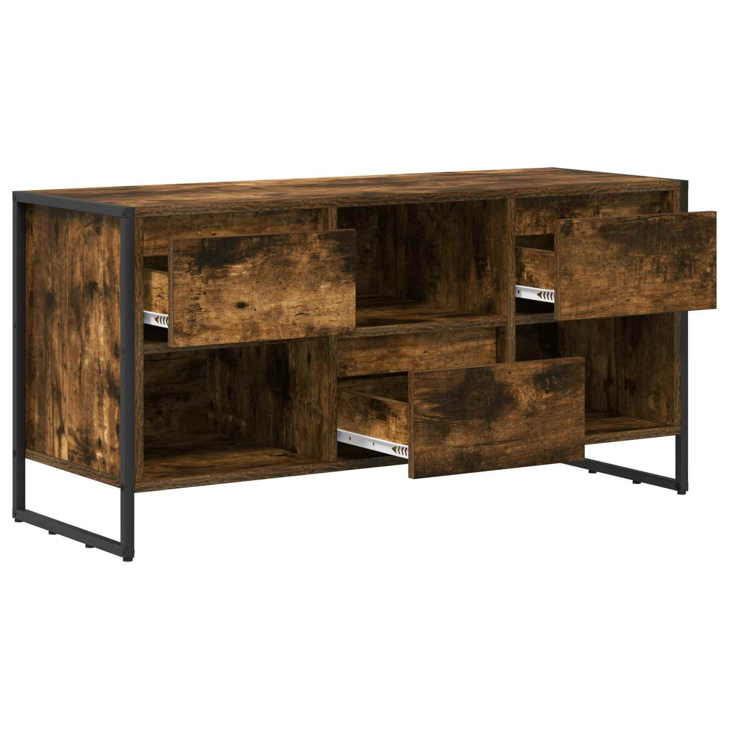 Mobile TV Quercia Fumosa 100 x 36 x 49,5 cm Legno multistrato