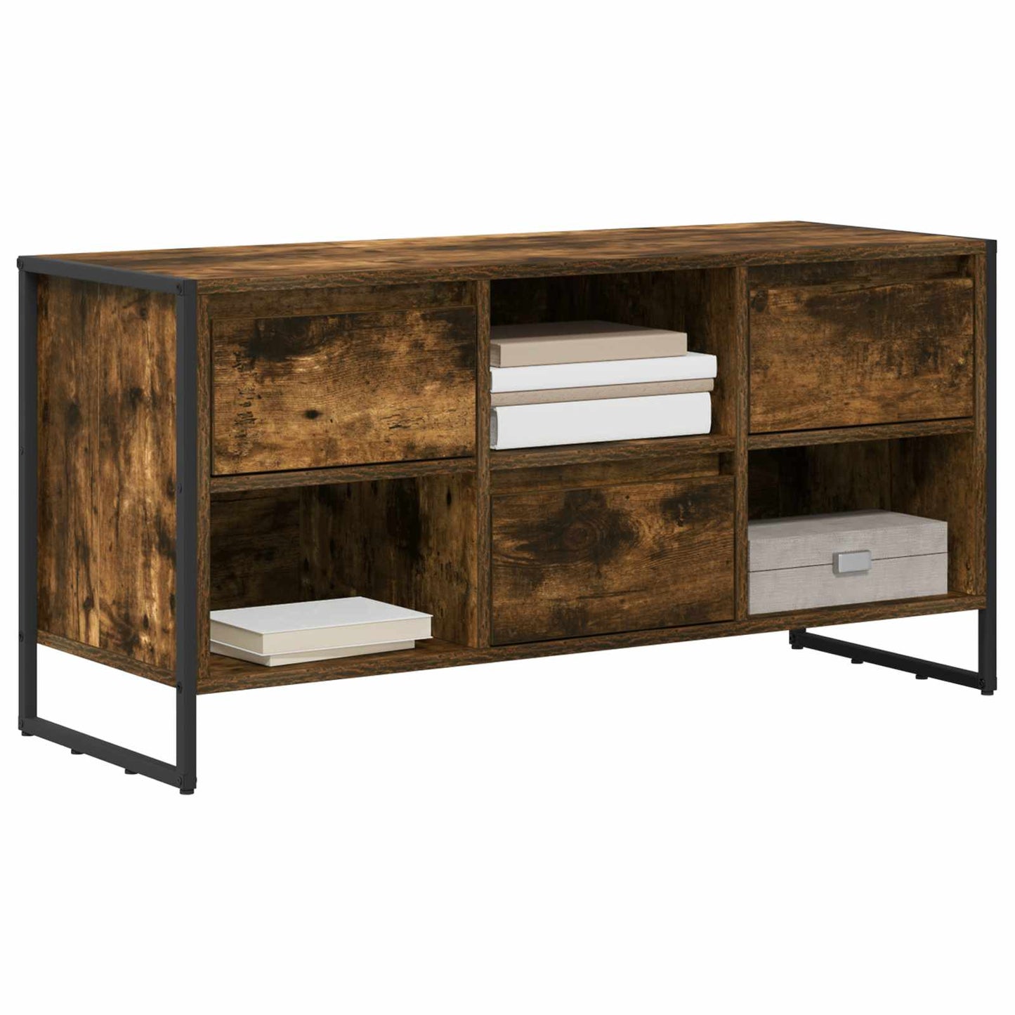 Mobile TV Quercia Fumosa 100 x 36 x 49,5 cm Legno multistrato