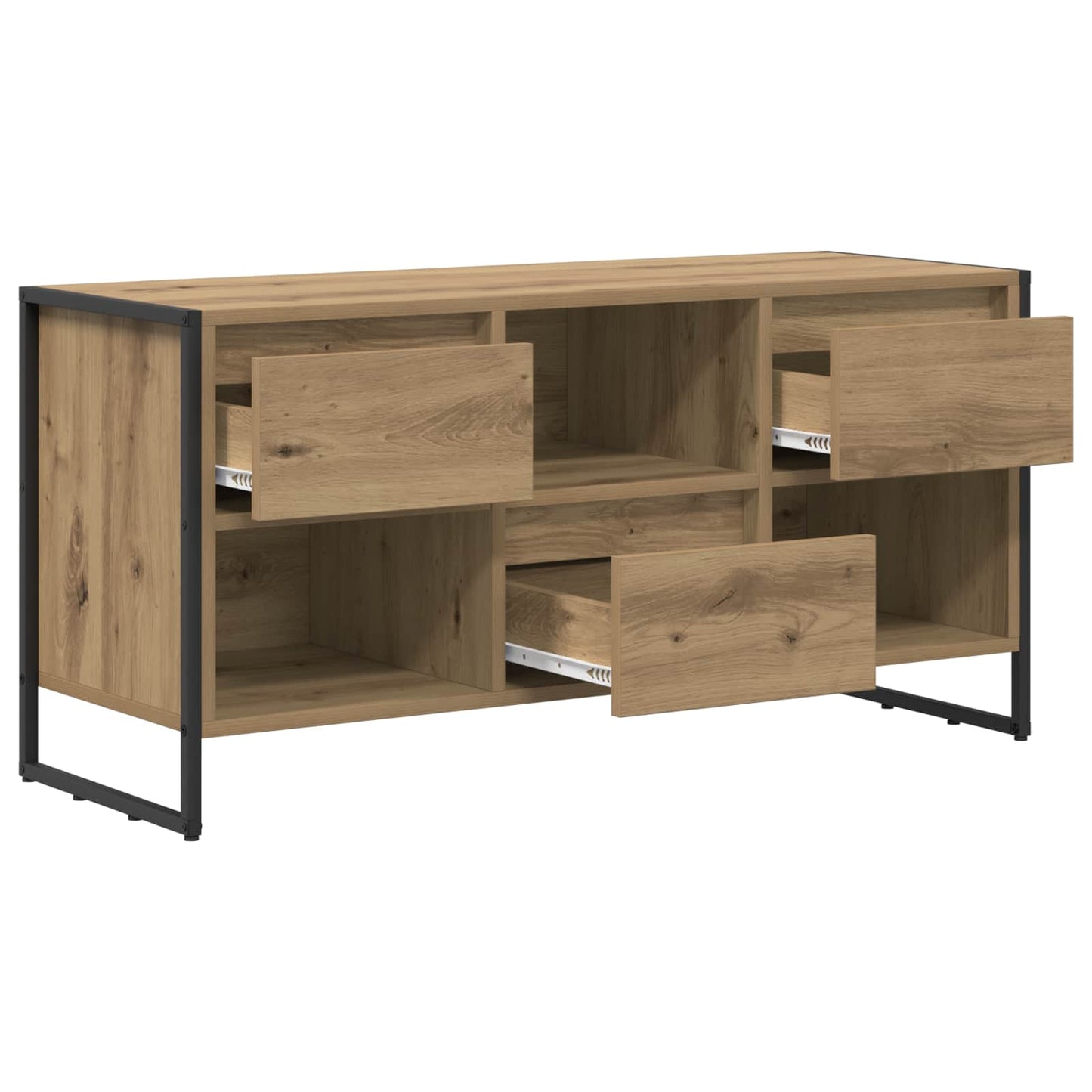 Mobile TV con cassetto Rovere Artigianale 100 x 36 x 49,5 cm