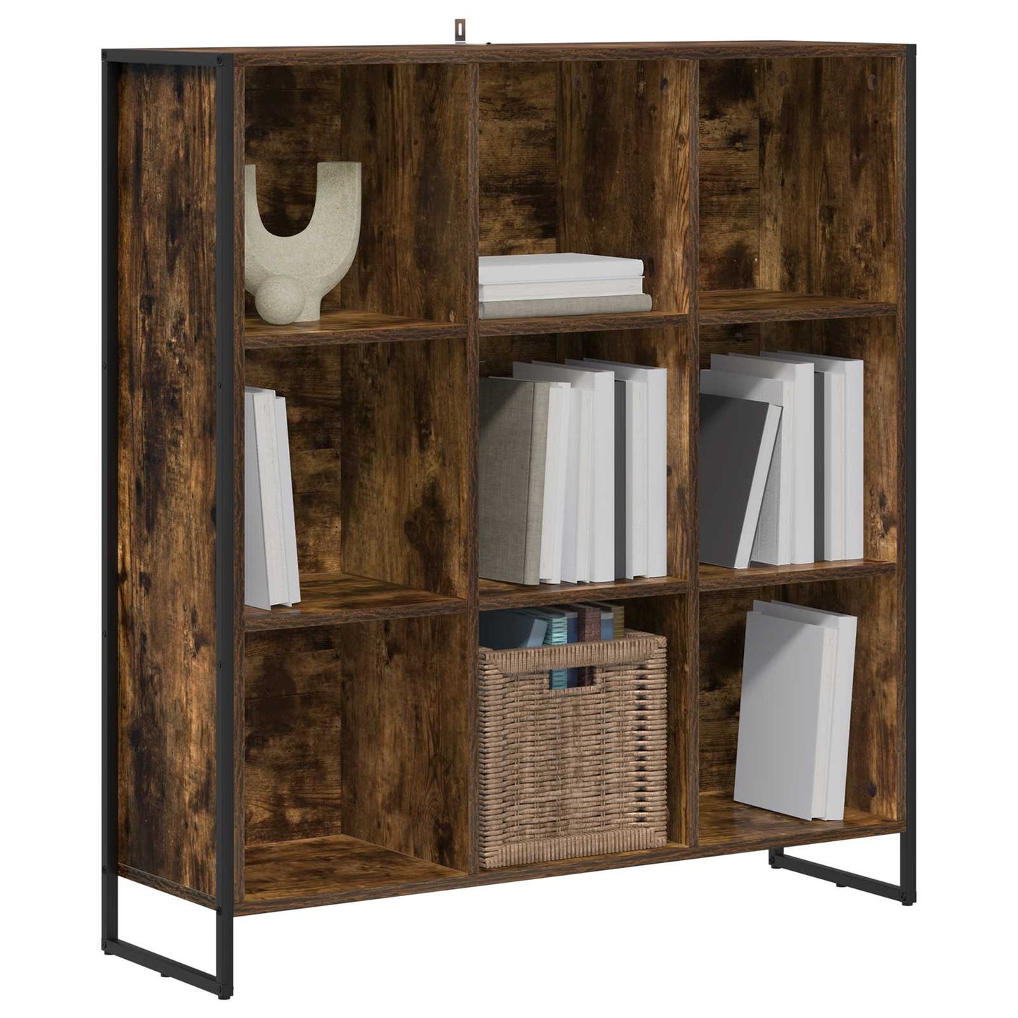 Armadio per Libri Quercia Fumosa 99.5 x 30 x 108.5 cm