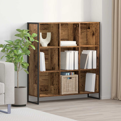 Armadio per Libri Legno vecchio 99.5 x 30 x 108.5 cm