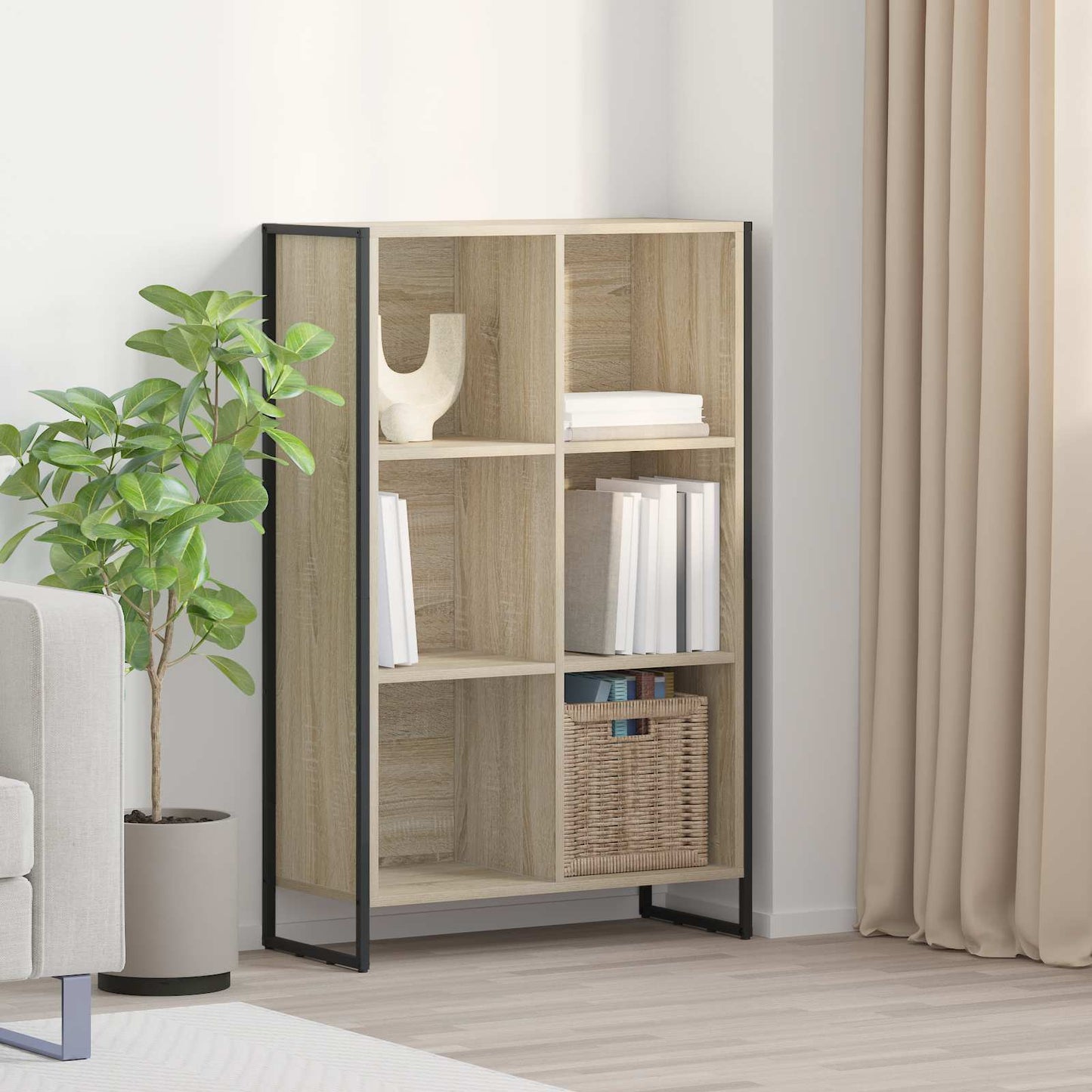 Armadio per Libri Sonoma 99.5 x 30 x 108.5 cm Legno multistrato