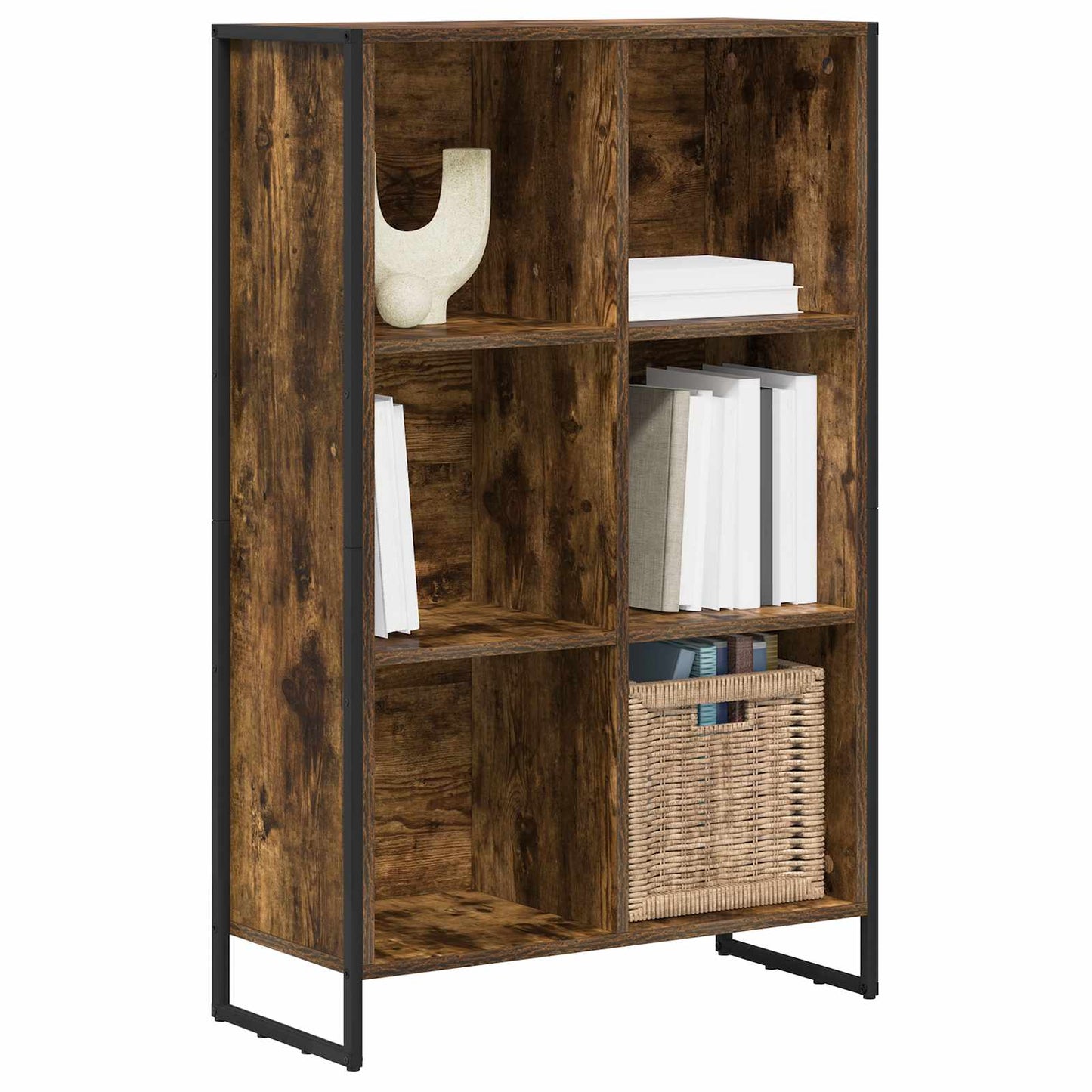 Armadio per Libri Quercia Fumosa 99.5 x 30 x 108.5 cm