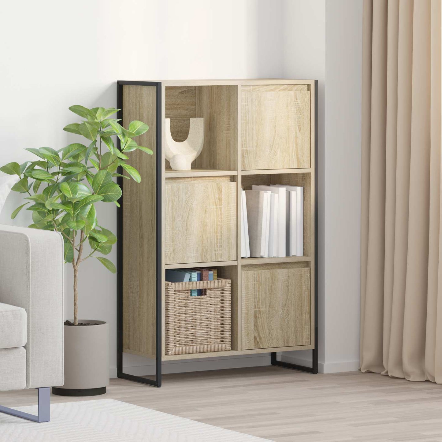 Armadio per Libri Sonoma 68 x 30 x 108.5 cm Legno multistrato