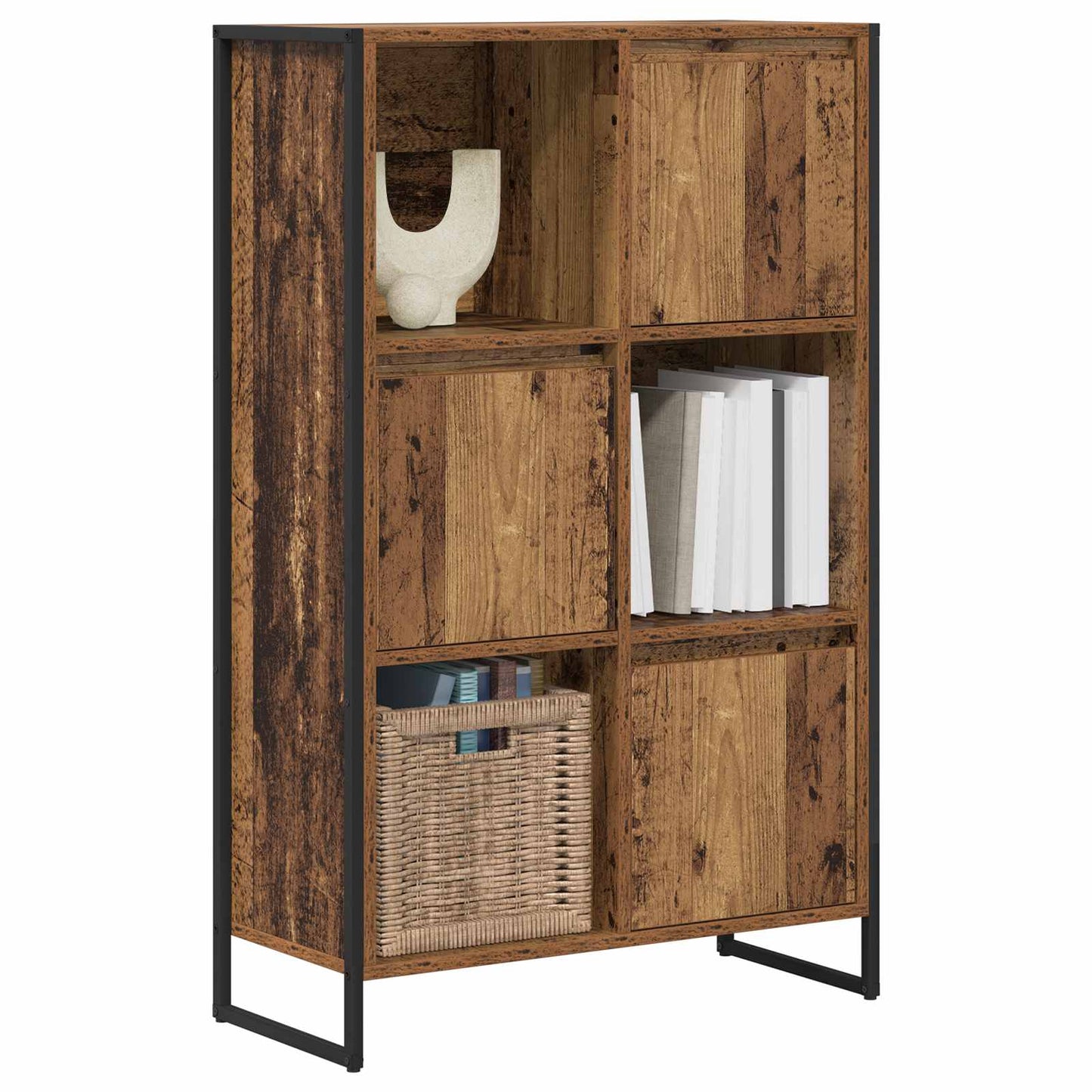 Armadio per Libri Legno vecchio 68 x 30 x 108.5 cm