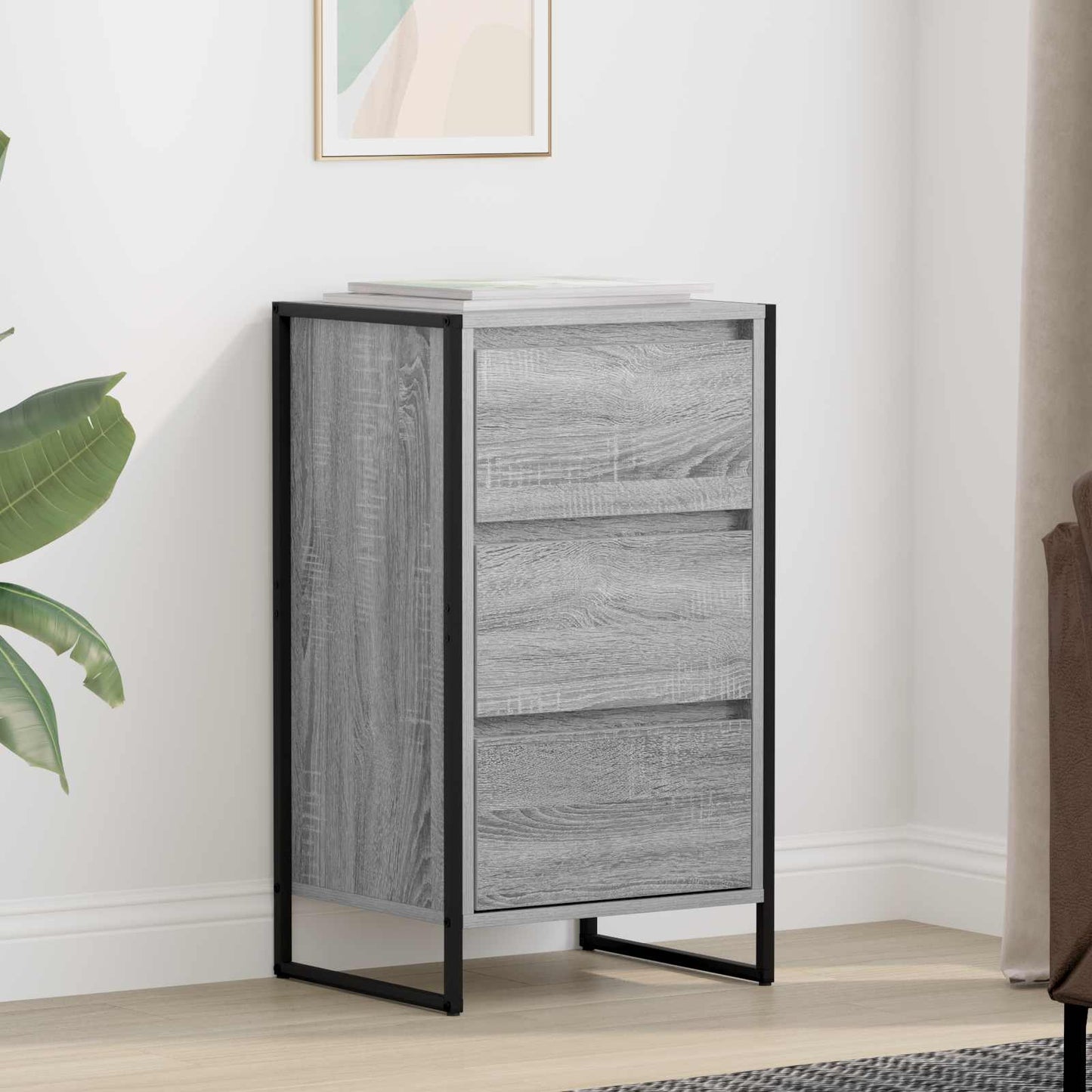 Credenza Grigio Sonoma 42 x 36 x 75.5 cm Legno multistrato