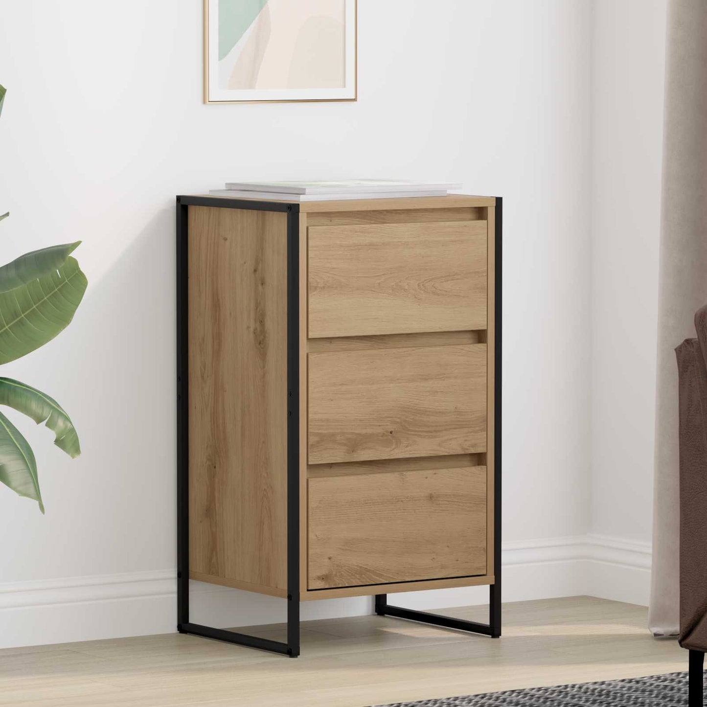 Credenza Rovere Artigianale 42 x 36 x 75.5 cm Legno multistrato